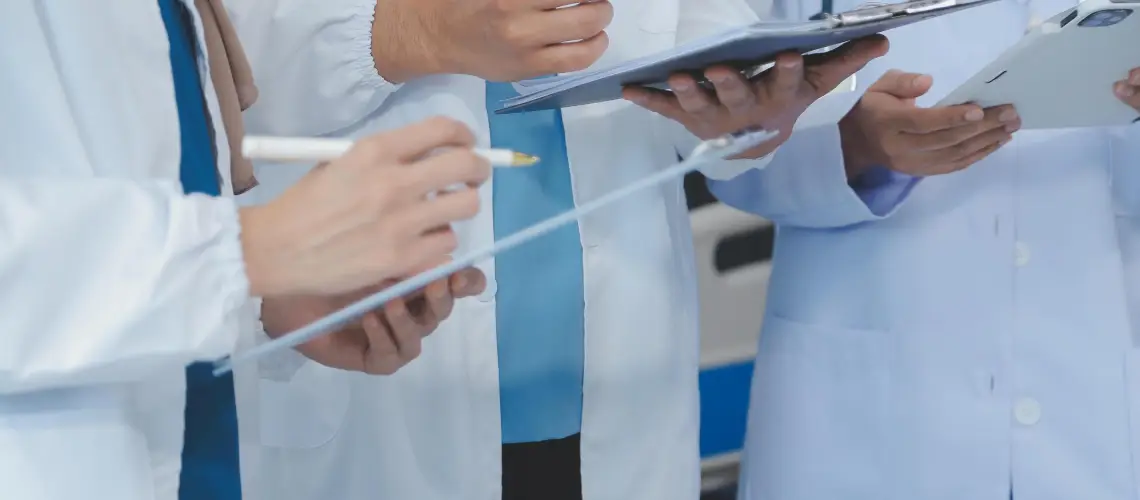 A medical cannabis expert discussing treatment options with a patient